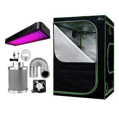 Greenfingers Grow Tent Light Kit 150x150x200CM 2000W LED 4" Vent Fan,Greenfingers Grow Tent Light Kit LED 2000W Full Spectrum 4" Vent 150x150x200CM