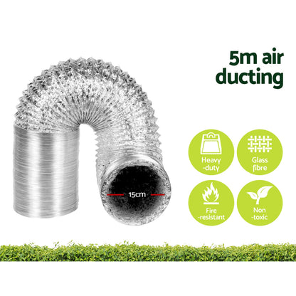 Greenfingers Grow Tent Light Kit 90x90x180CM 1000W LED 6" Vent Fan,Greenfingers Grow Tent Light Kit LED 1000W Full Spectrum 6" Vent 90x90x180CM