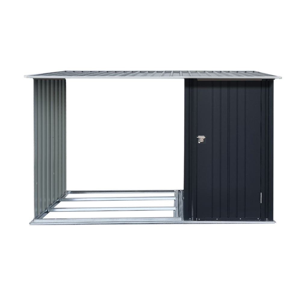 Giantz Garden Shed 2.49x1.04M Sheds Outdoor Tool Storage Workshop House Steel 2 in 1