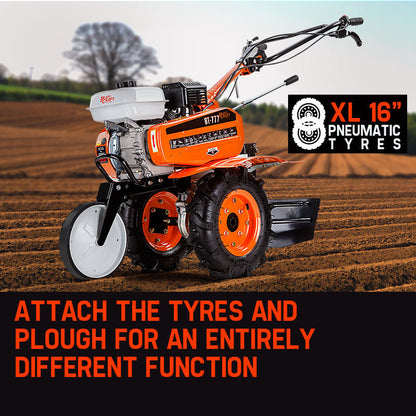 PLANTCRAFT 7.0HP Cultivator Tiller Plough Self-Propelled Rotary Rototiller