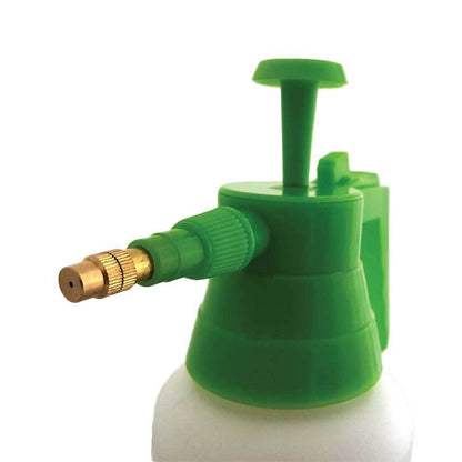 1L Hand Held Pressure Sprayer - Plastic Pump For Weed Garden - Portable Bottle