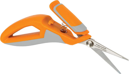 Fiskars Total Control Snips - Precision Garden Cutting Tool for plants and flowers