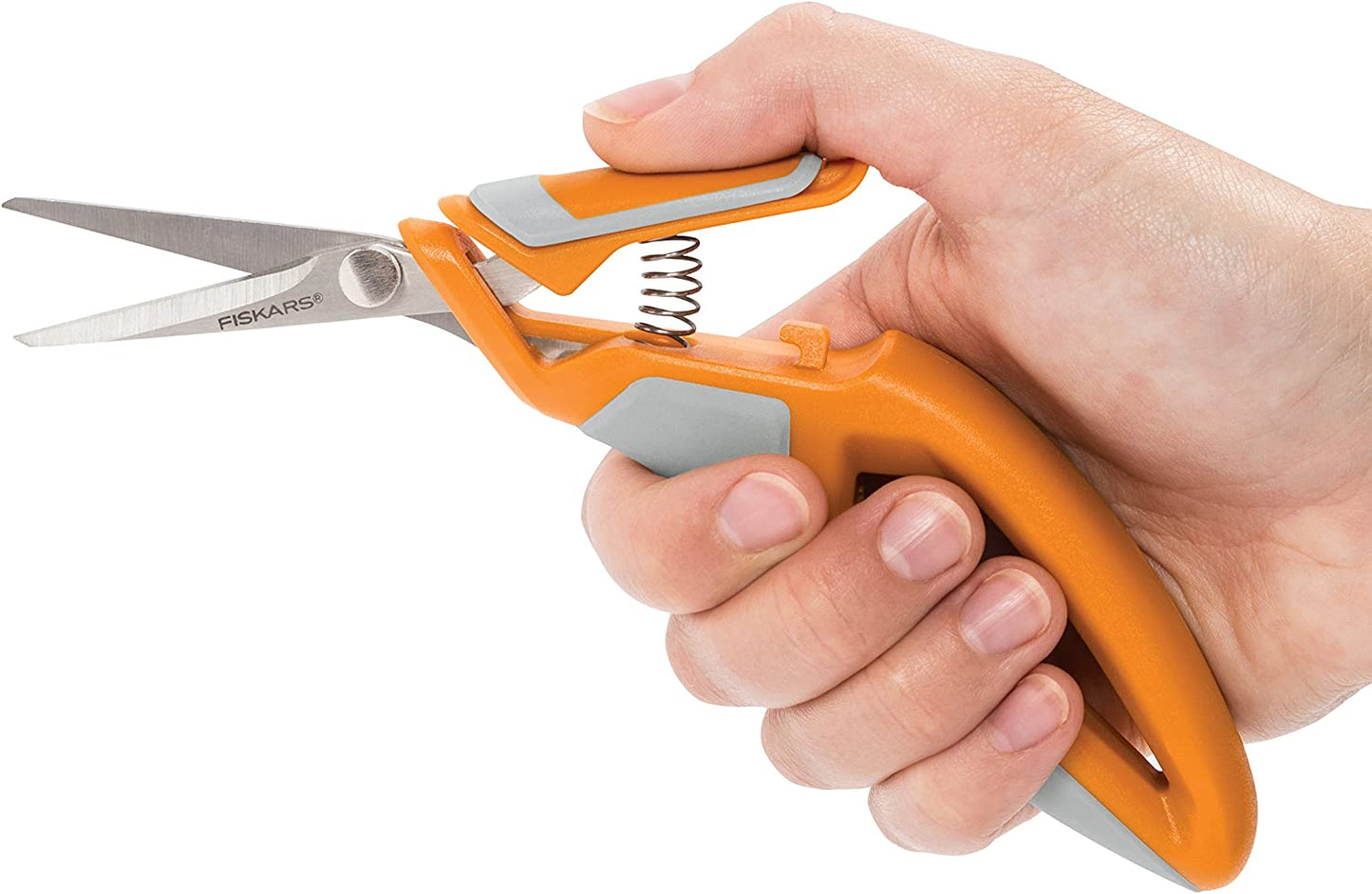 Fiskars Total Control Snips - Precision Garden Cutting Tool for plants and flowers