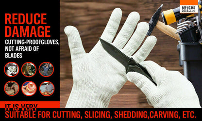 One-Pair Cut Resistant Gloves Anti Cutting Level 5 Kitchen Butcher Protection