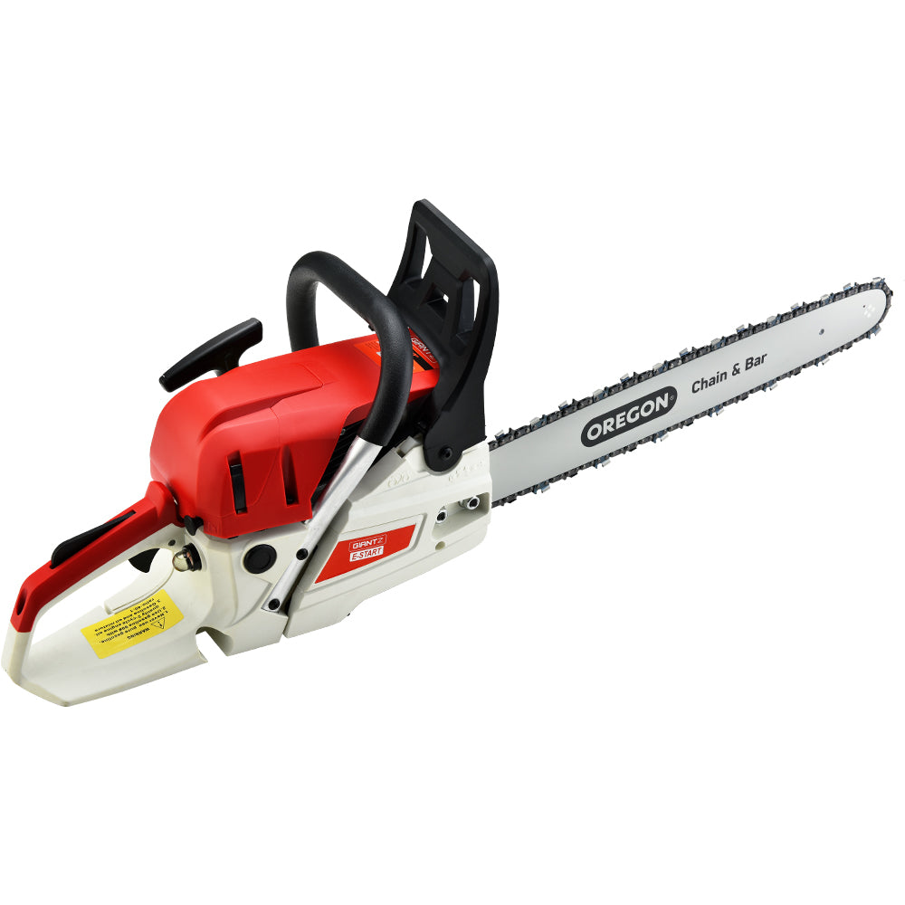 Giantz Petrol Chainsaw Commercial 52cc E-Start 20 Oregon Bar Pruning Chain Saw